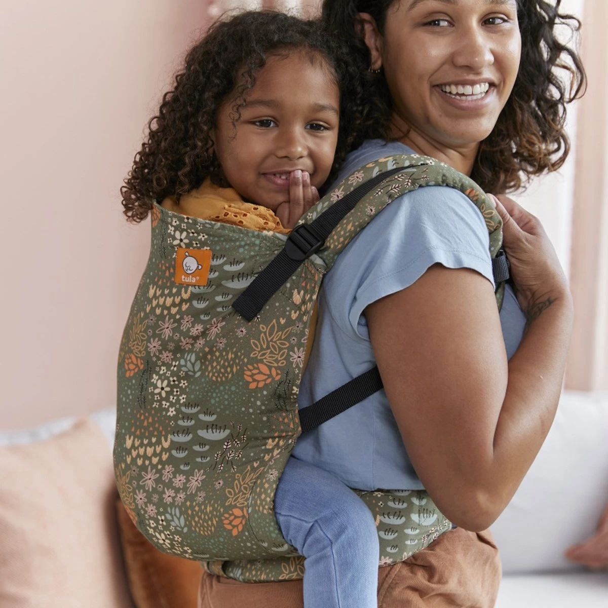 Tula Draagzak Pre School - Meadow - Geschikt Vanaf Maat 98 - Ergonomische Draagzak - Afbeelding 6
