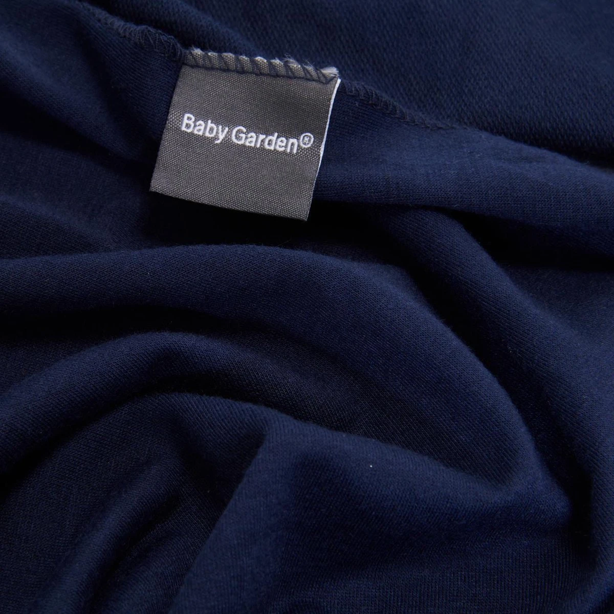 Baby Garden Draagdoek Donkerblauw - Ergonomisch - Original - Gratis Slabbetje - Afbeelding 7