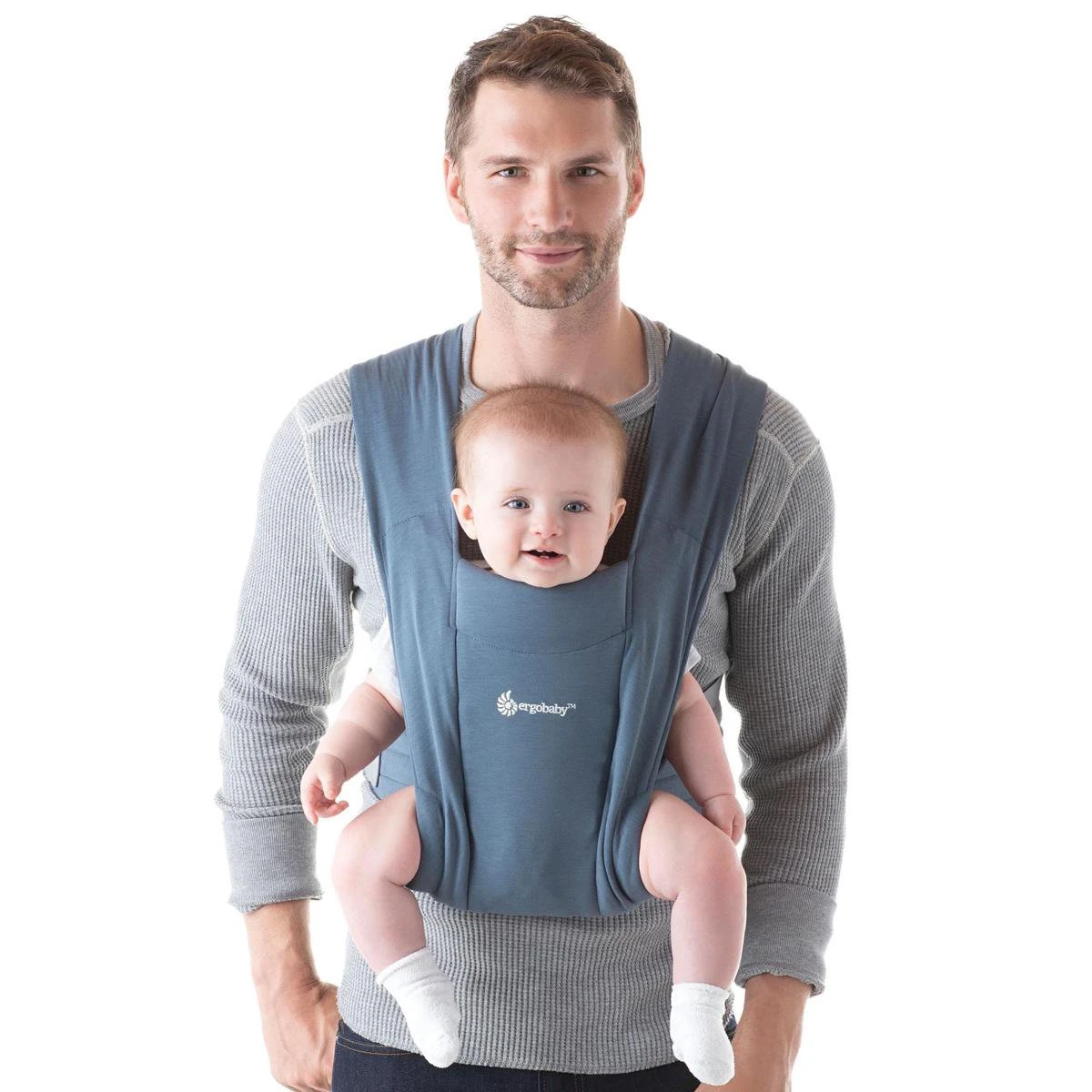 Ergobaby Embrace Draagzak Baby - Oxford Blue - Afbeelding 3