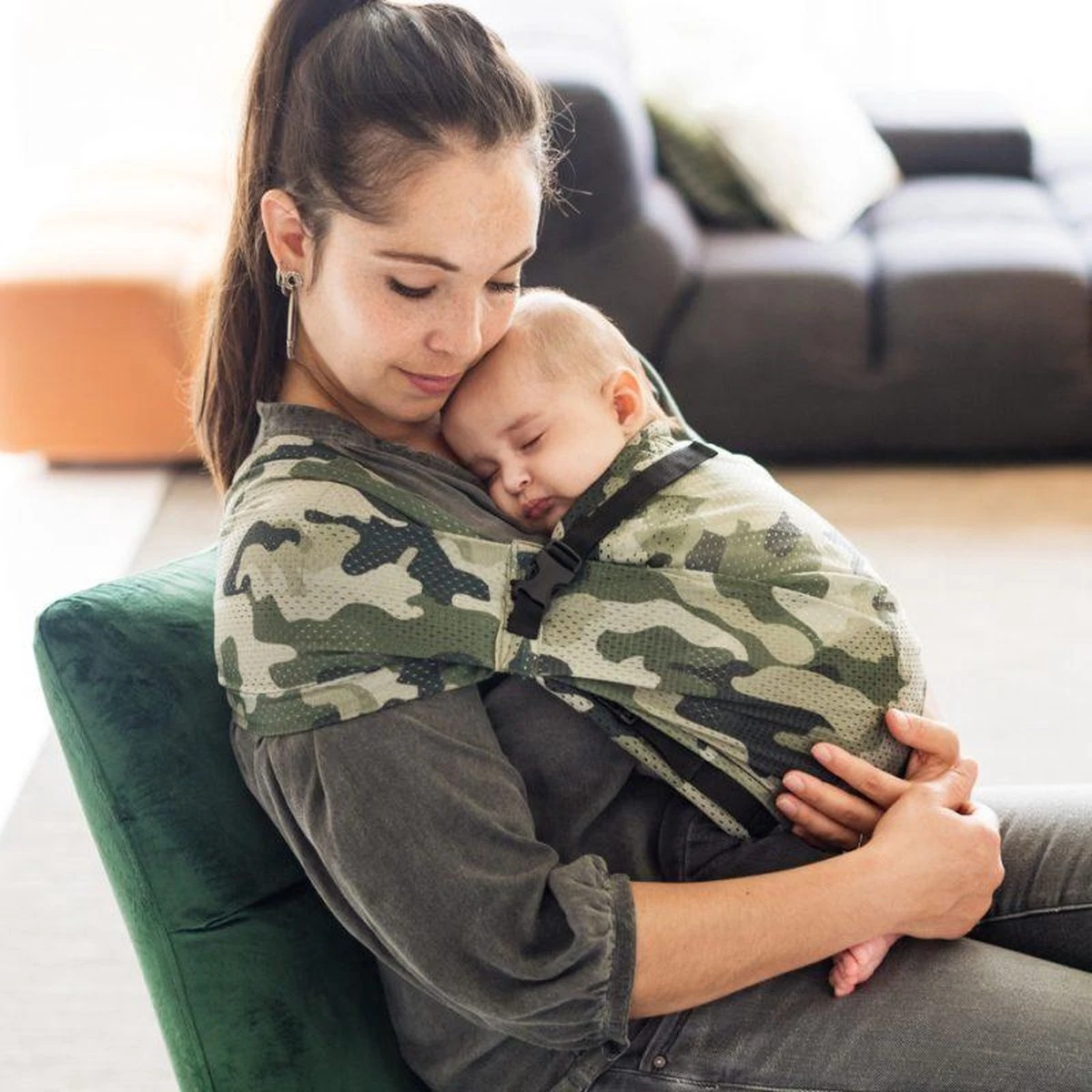 Minimonkey Mini Sling Grijs - Klein En Fijn - Afbeelding 5