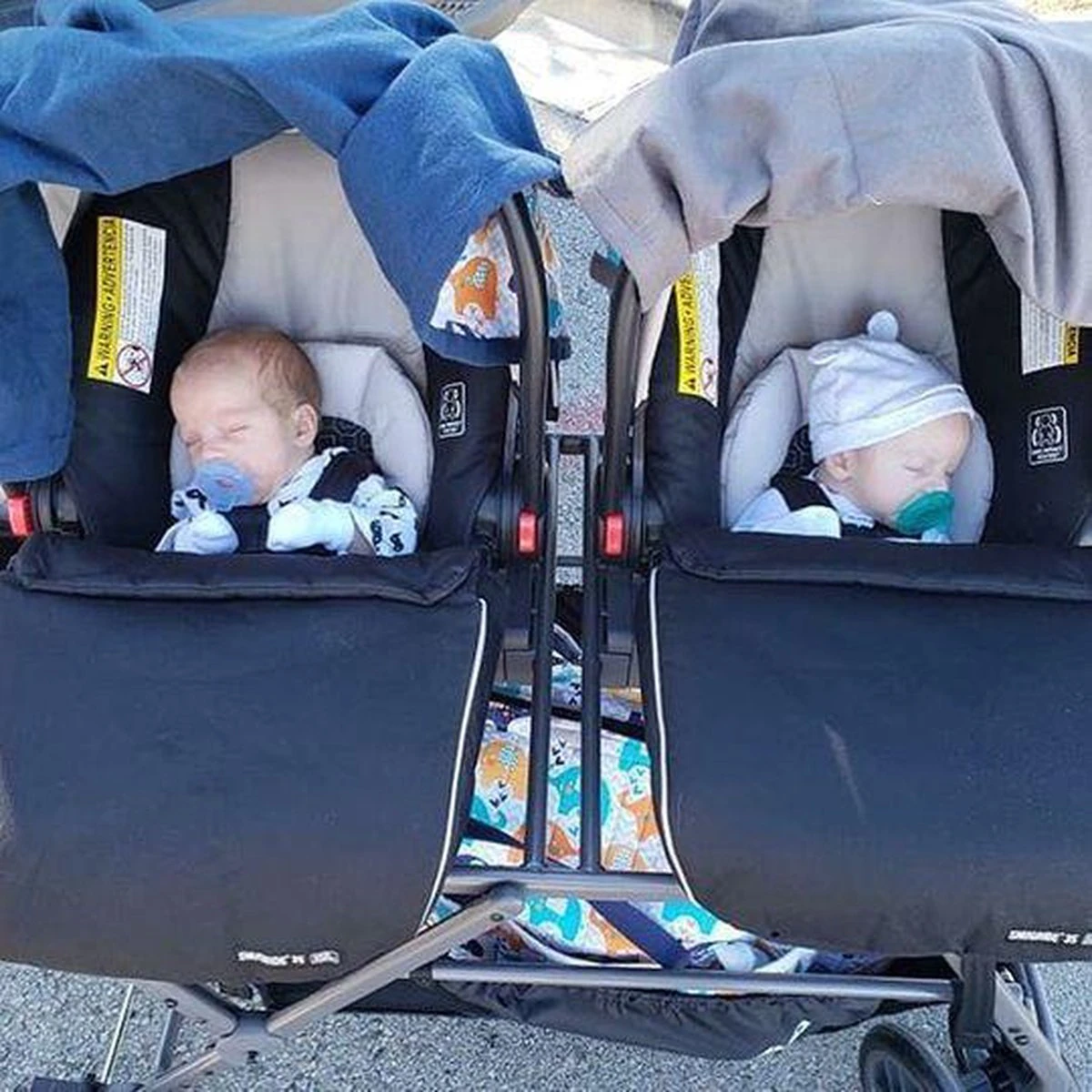 Joovy Twin Roo Kinderwagen + Maxi Cosi Adapter - Afbeelding 4