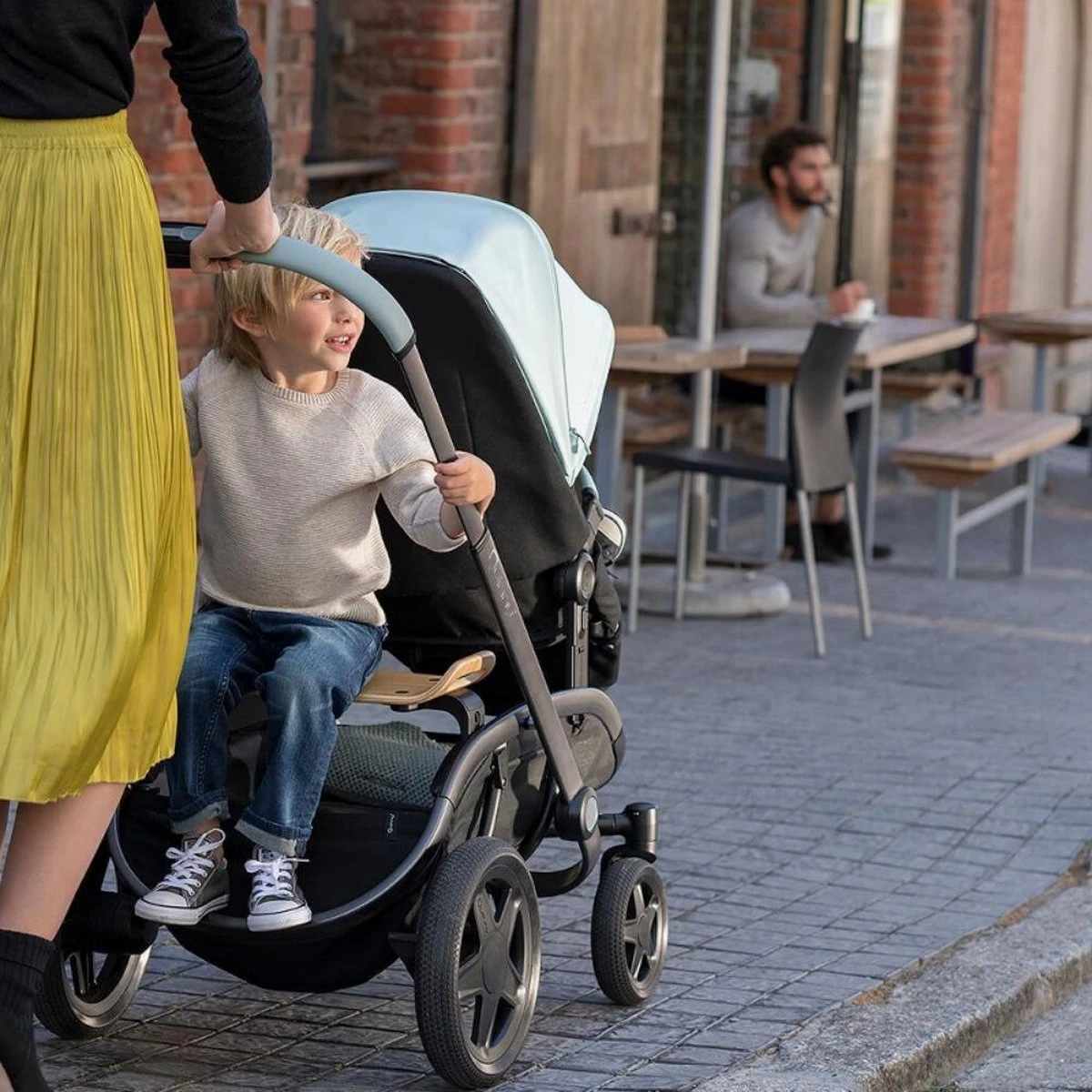 Quinny Hubb Mono Kinderwagen - Frost On Black - Afbeelding 4
