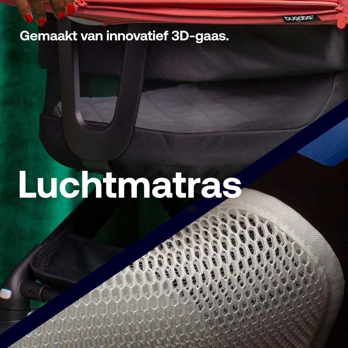 Bugaboo - 3-in-1 Kinderwagen Fox 3 - Black/Forest Green - Afbeelding 7