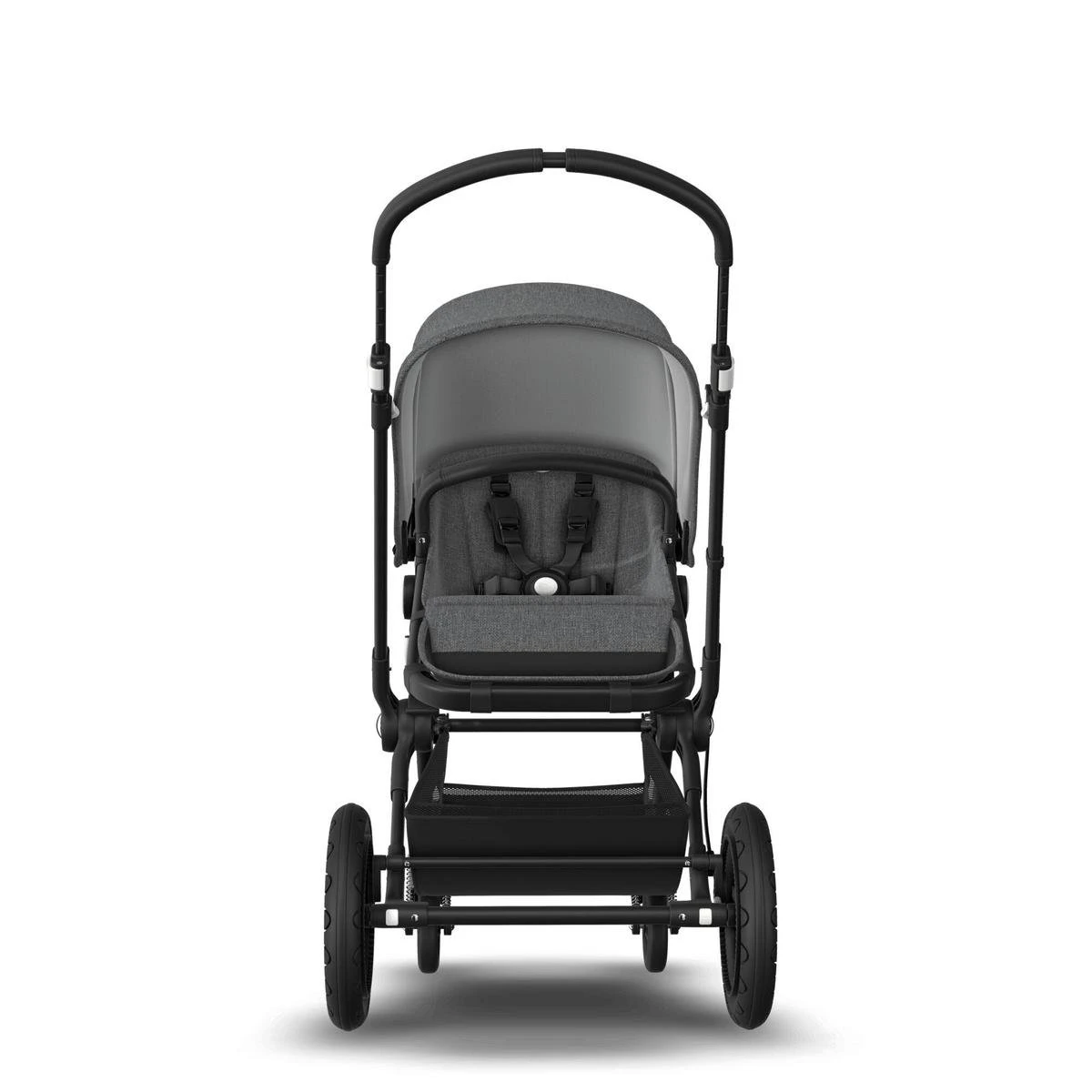 Bugaboo Cameleon 3 Plus Kinderwagen Met Stoel En Wieg - Zwart / Gemȇleerd Grijs - Afbeelding 9