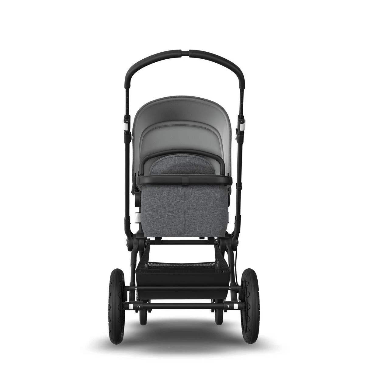 Bugaboo Cameleon 3 Plus Kinderwagen Met Stoel En Wieg - Zwart / Gemȇleerd Grijs - Afbeelding 13