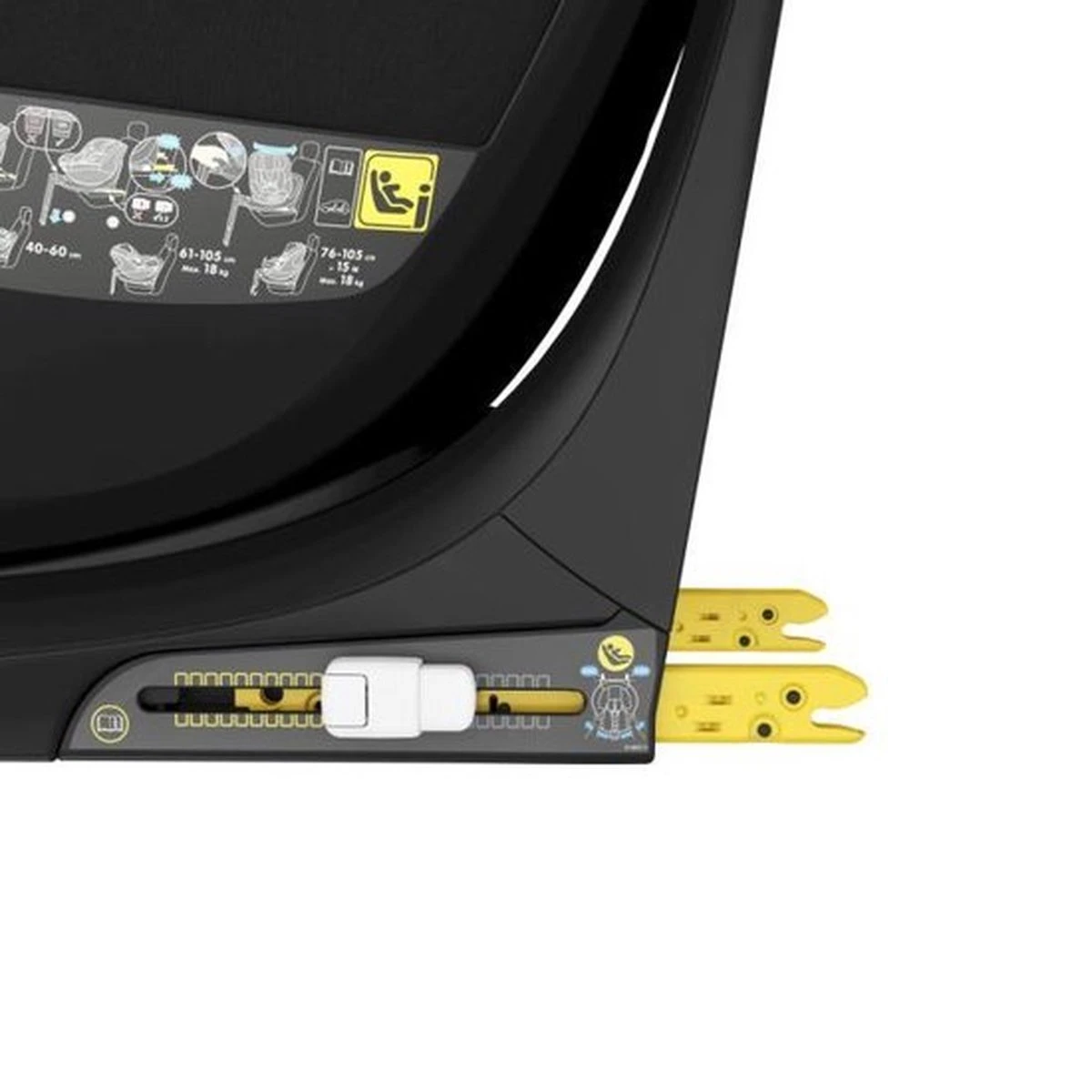 Maxi-Cosi Mica I-Size Autostoeltje - 360° Draaibaar - Authentic Black - Afbeelding 5