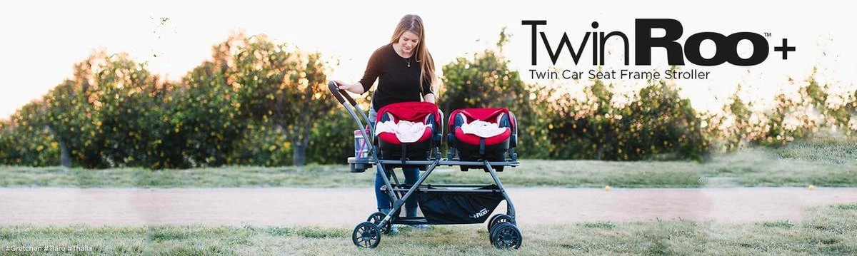 Joovy Twin Roo Kinderwagen + Maxi Cosi Adapter - Afbeelding 5