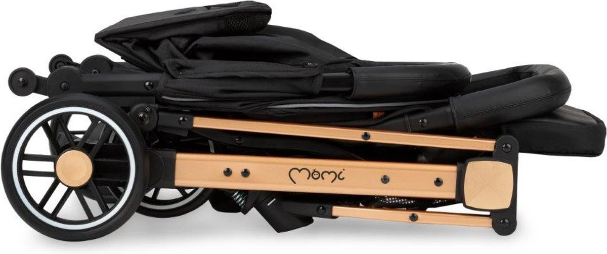 MoMi Wandelwagen Estelle - Zwart - Afbeelding 14