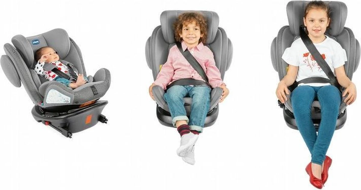 Chicco Autostoel Unico PLUS - Groep 0 1 2 3 - Isofix Bevestiging -Verstelbare Hoofdsteun - Zwart - Afbeelding 9