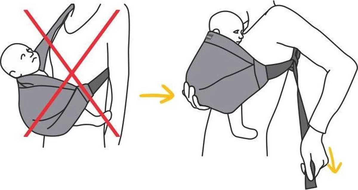 Minimonkey Mini Sling Wit - Klein En Fijn - Afbeelding 6