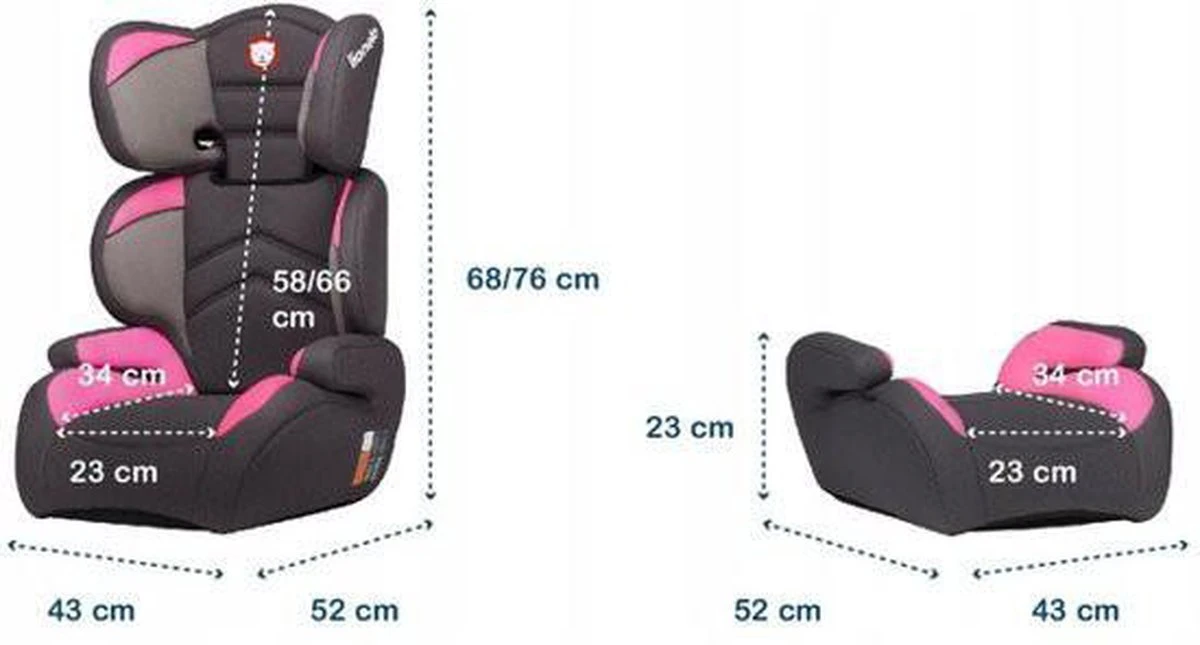 Lionelo Lars - Autostoeltje - ImpactGuard - Extra Spons - Tot 36kg - Afbeelding 15