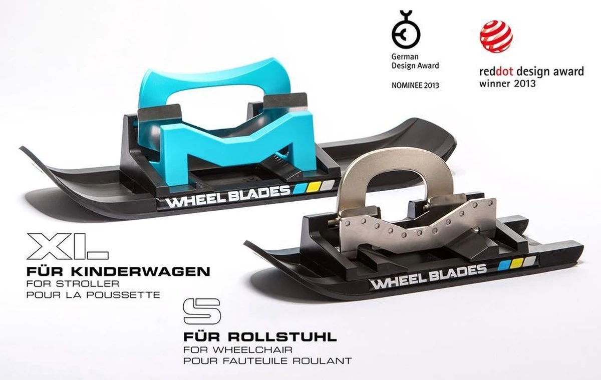 Wheelblades XL Kinderwagenski Rollatorski - Afbeelding 6