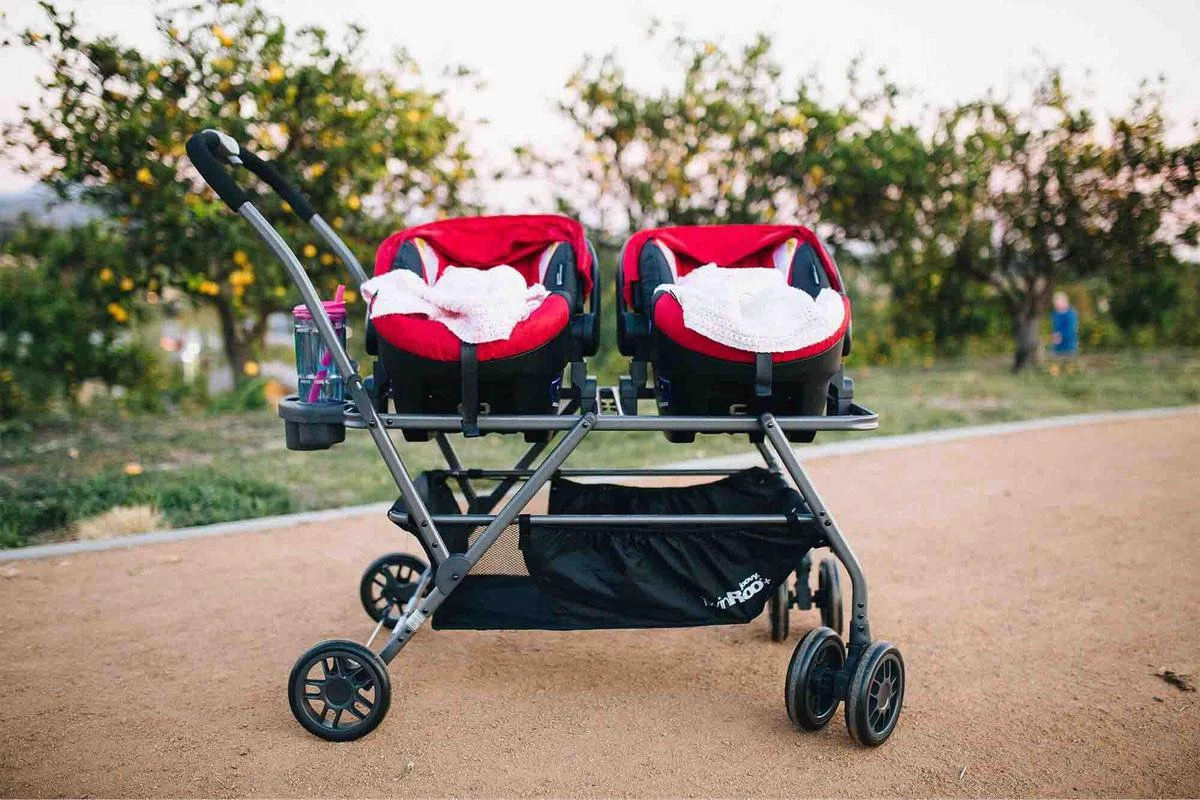 Joovy Twin Roo Kinderwagen + Maxi Cosi Adapter - Afbeelding 2