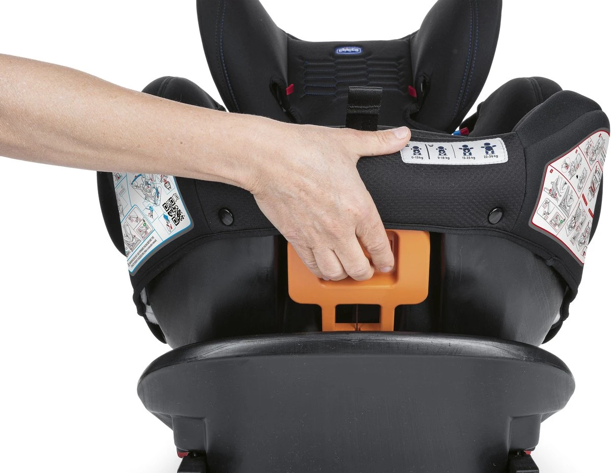 Chicco Autostoel Unico PLUS - Groep 0 1 2 3 - Isofix Bevestiging -Verstelbare Hoofdsteun - Zwart - Afbeelding 8