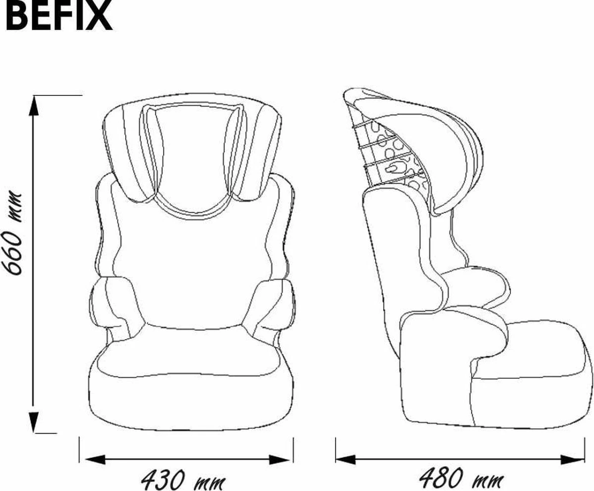 Disney - Autostoel BEFIX FIRST - Groep 2 En 3 - Van 15 Tot 36 Kg - ANWB "Goed Getest" - MINNIE MOUSE - Afbeelding 5