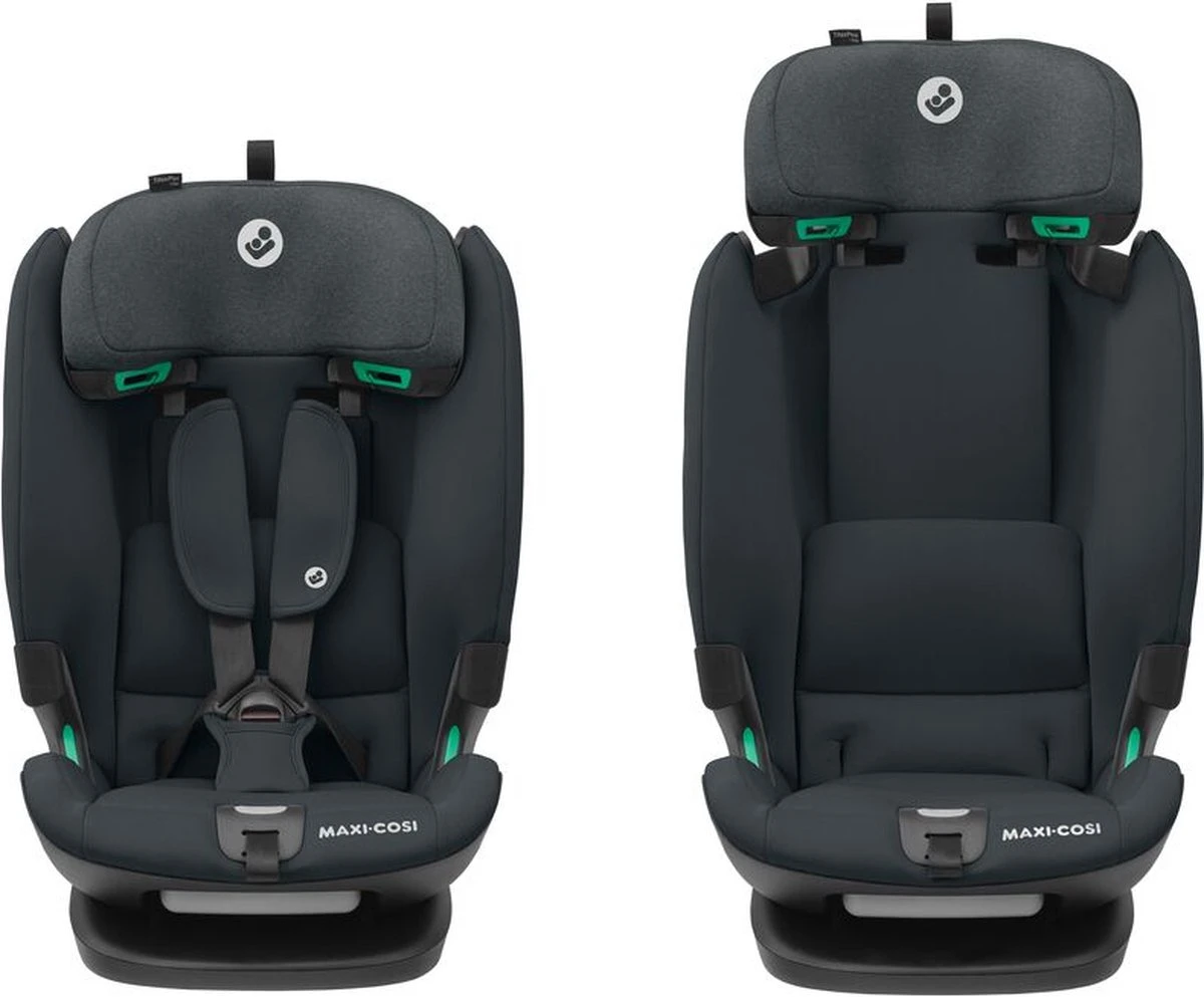 Maxi-Cosi Titan Plus I-Size Autostoeltje - Authentic Graphite - Vanaf Ca. 15 Maanden Tot 12 Jaar - Afbeelding 8