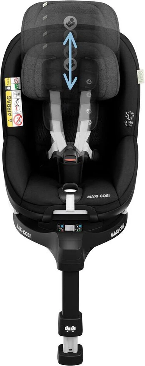 Maxi-Cosi Mica Pro Eco I-Size Autostoeltje - 360° Draaibaar - Gerecyclede Stoffen - Authentic Black - Vanaf De Geboorte Tot Ca. 4 Jaar - Afbeelding 10