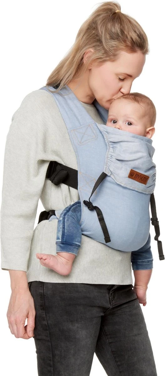 ByKay - Babydrager - Click Carrier Classic - Stonewashed -size Toddler - Afbeelding 6
