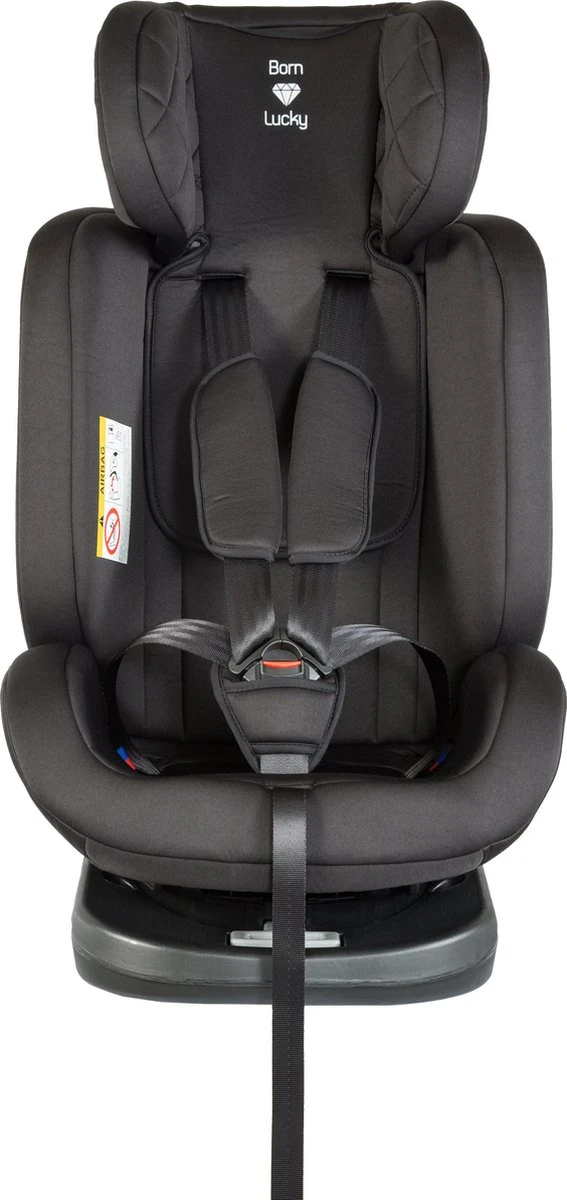 Born Lucky Meegroei Autostoel Roadline SPS ISOFIX - Groep 0/1/2/3 - 360° Draaibaar - Zwart - Afbeelding 4