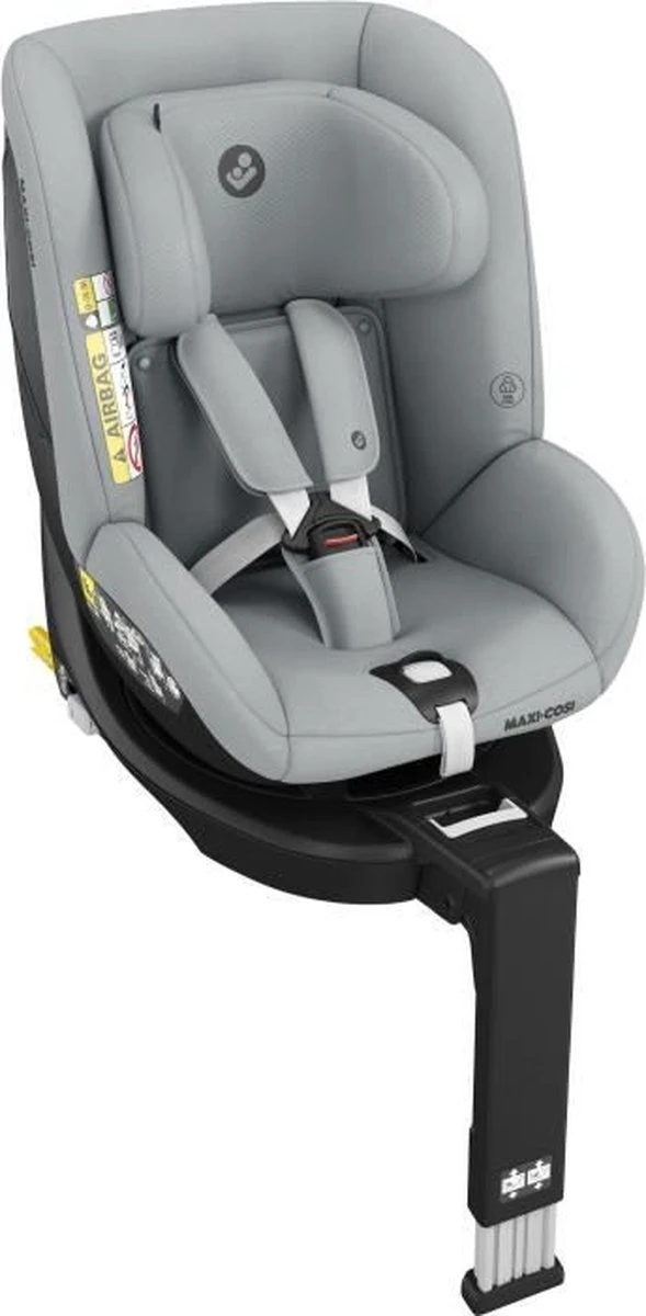 Maxi-Cosi Mica Eco I-Size Autostoeltje - 360° Draaibaar - Gerecyclede Stoffen - Authentic Grey - Afbeelding 10