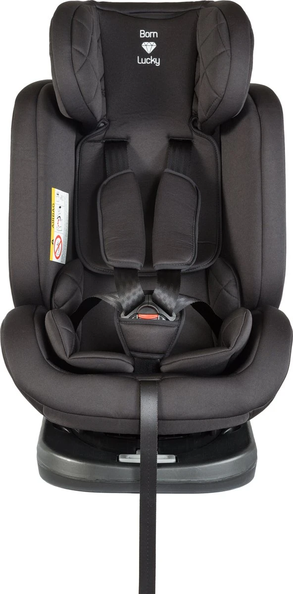 Born Lucky Meegroei Autostoel Roadline SPS ISOFIX - Groep 0/1/2/3 - 360° Draaibaar - Zwart - Afbeelding 5