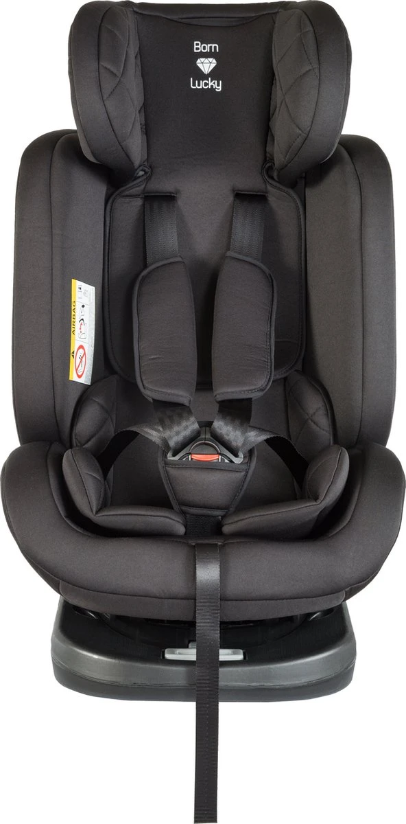 Born Lucky Meegroei Autostoel Roadline SPS ISOFIX - Groep 0/1/2/3 - 360° Draaibaar - Zwart - Afbeelding 17
