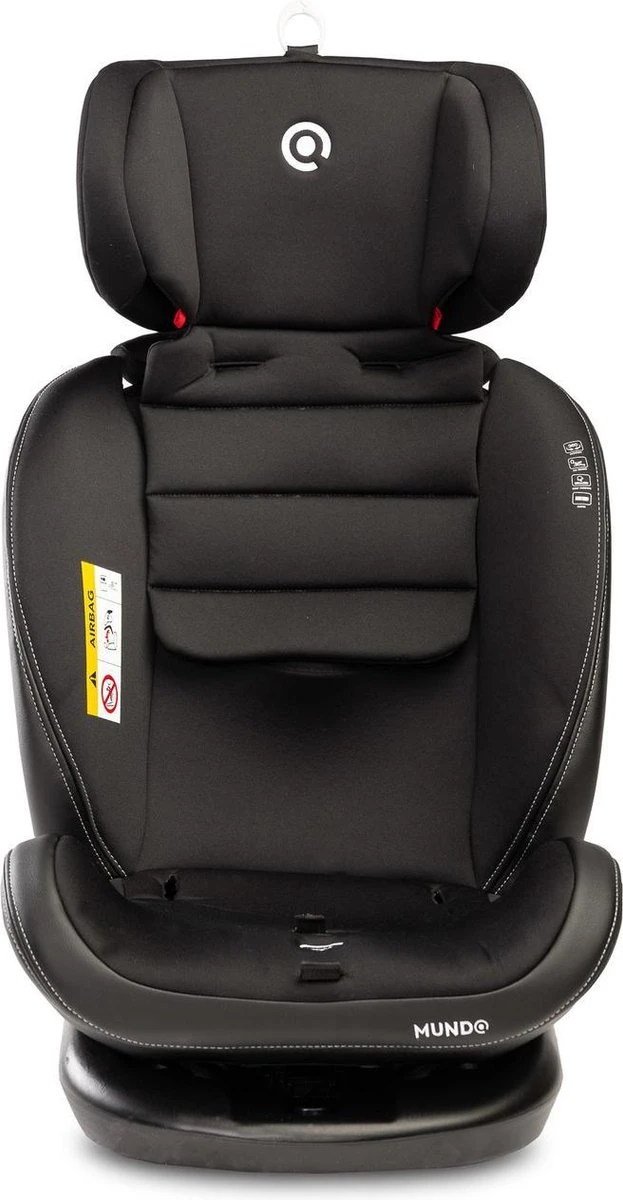 MUNDO 0-36 KG ISOFIX - 360 Graden Draaibaar Zwart - Afbeelding 3