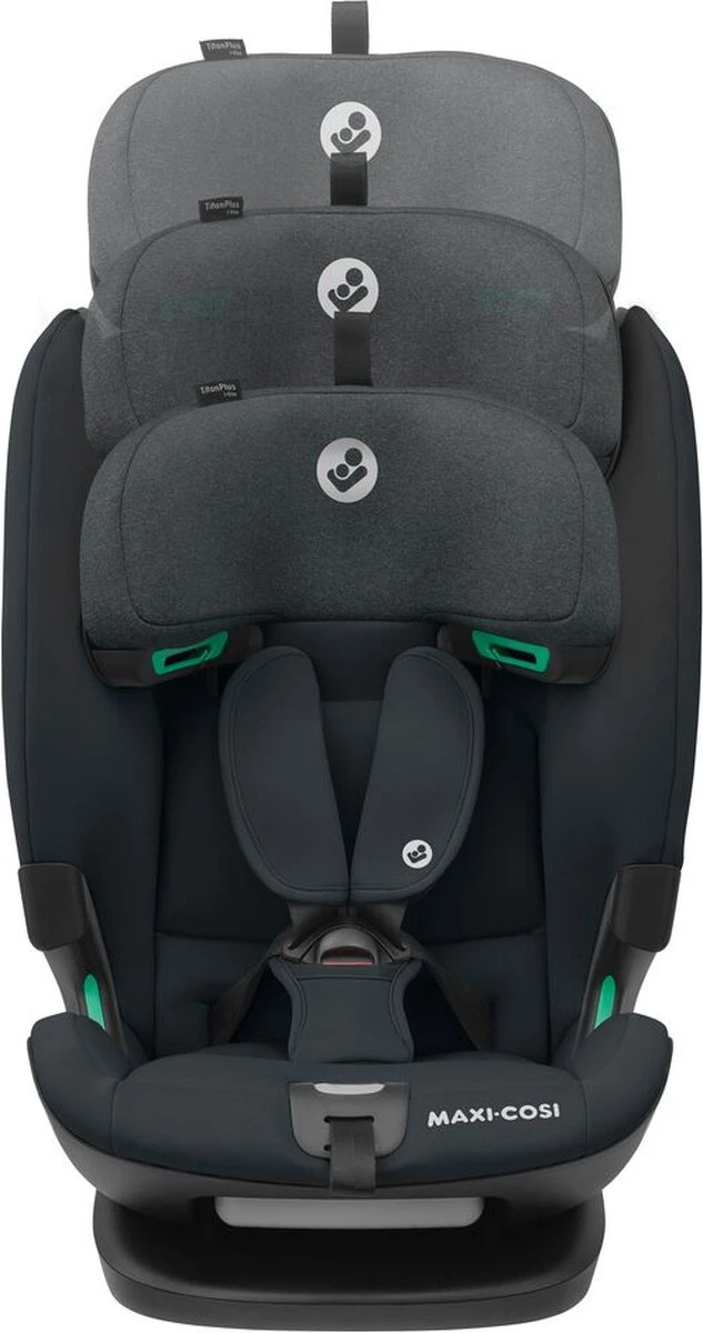 Maxi-Cosi Titan Plus I-Size Autostoeltje - Authentic Graphite - Vanaf Ca. 15 Maanden Tot 12 Jaar - Afbeelding 7
