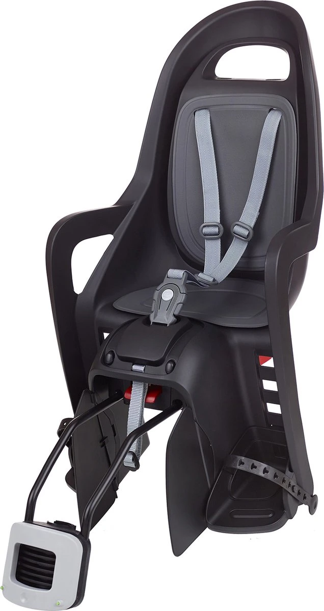Polisport Groovy FF Fietsstoeltje Achter - Zwart/Grijs - Afbeelding 6