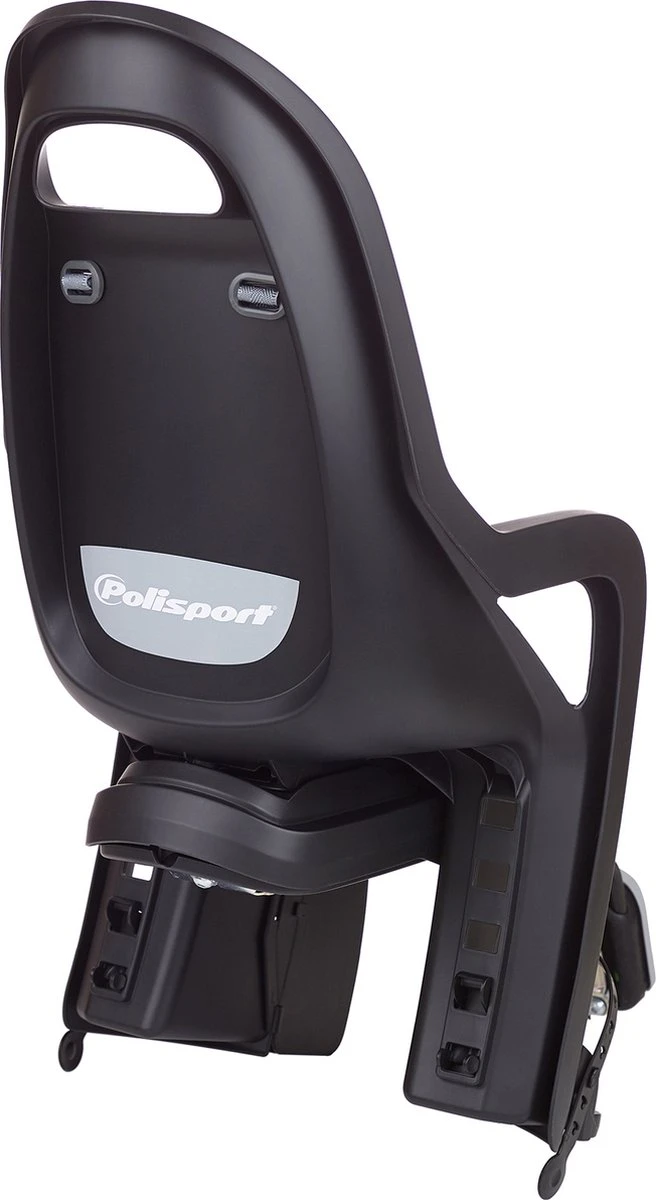 Polisport Groovy FF Fietsstoeltje Achter - Zwart/Grijs - Afbeelding 2