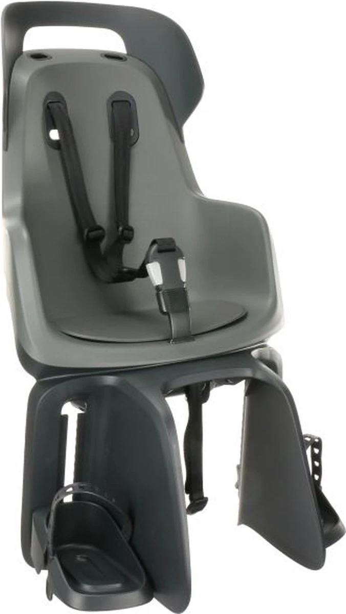 Bobike Maxi Go Fietsstoeltje Achter BD - Macaron Grey - Afbeelding 2