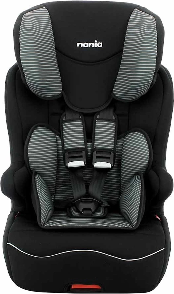 Nania - Racer ISOFIX - Meegroei Autostoel Groep 1 2 3 - Van 9 Tot 36 Kg - Donkergrijs - Afbeelding 2