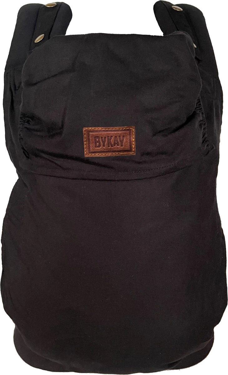 ByKay - Draagzak - Click Carrier Classic - Black - Organic Cotton - Afbeelding 2