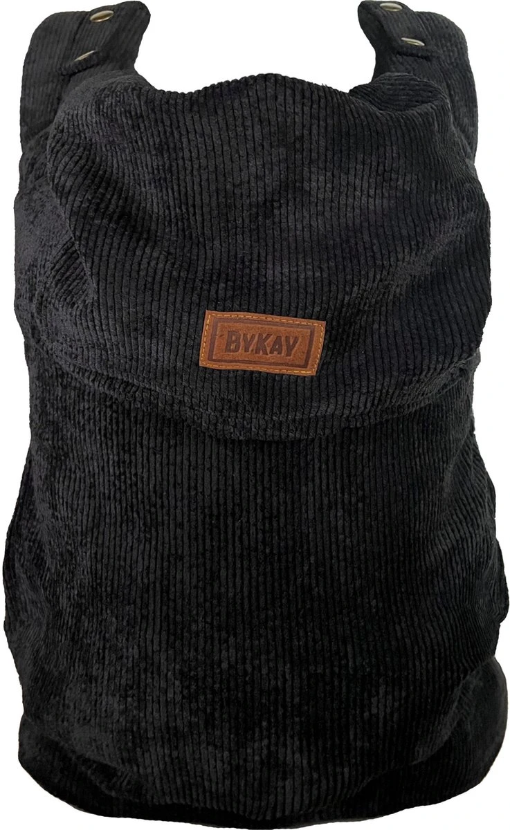 ByKay - Draagzak - Click Carrier Classic - Ribbed Velvet Smoky Black - Afbeelding 5