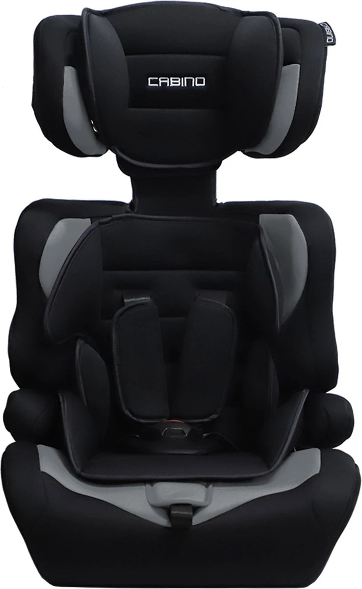 Cabino Autostoel Groep 1/2/3 (9-36kg) - Zwart-Grijs - Afbeelding 9