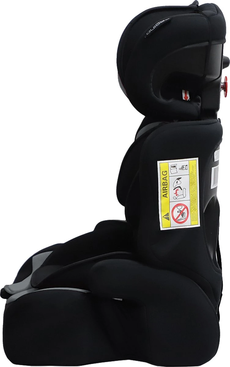 Cabino Autostoel Groep 1/2/3 (9-36kg) - Zwart-Grijs - Afbeelding 6