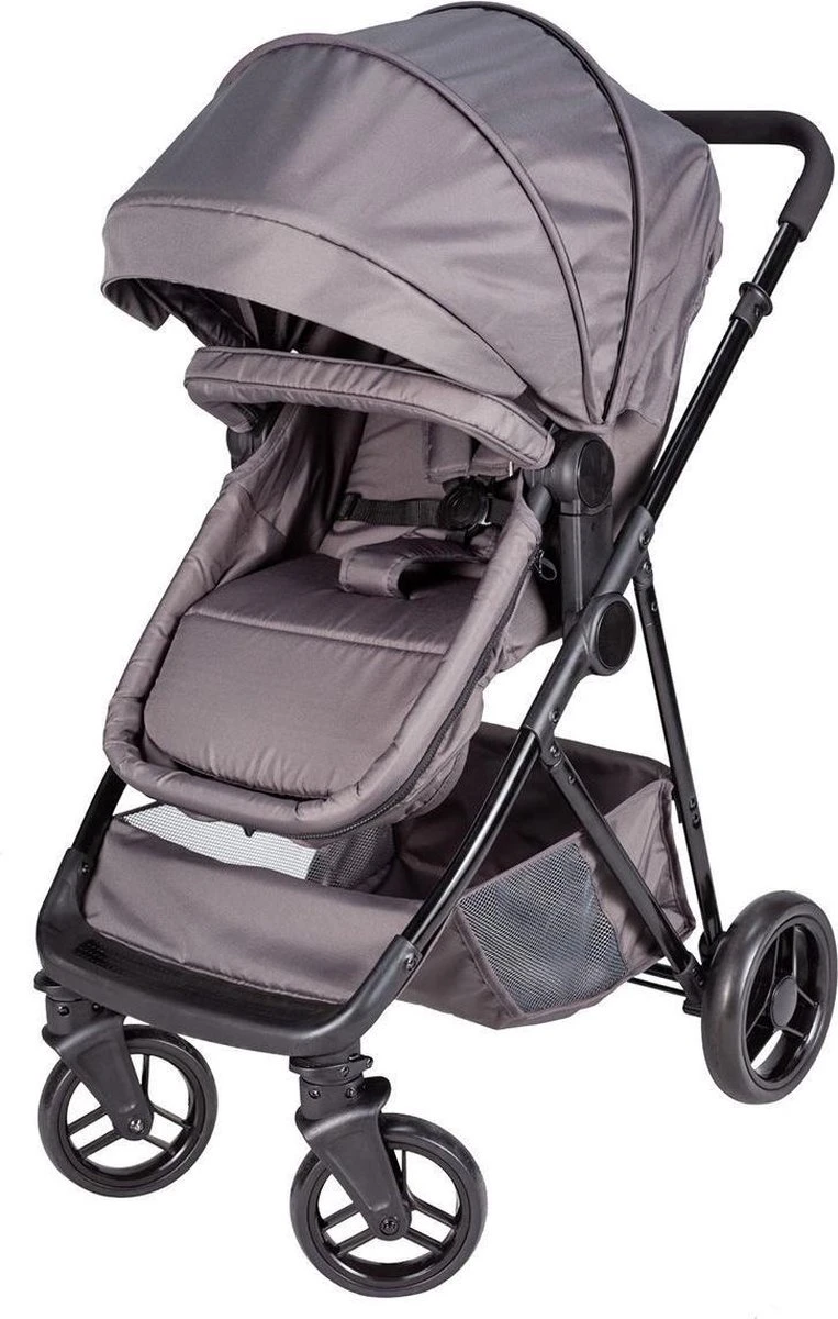 Bebies First Combi 3 In 1 Kinderwagen Optima- Grijs - Inc. Reiswieg, Zitting & Autostoel - Afbeelding 7