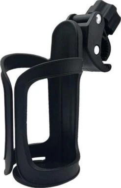 Merkloos Bekerhouder Kinderwagen -360 Graden Draaibaar - Flessenhouder - Fiets - Buggy - Step - Flessen En Beker Houder