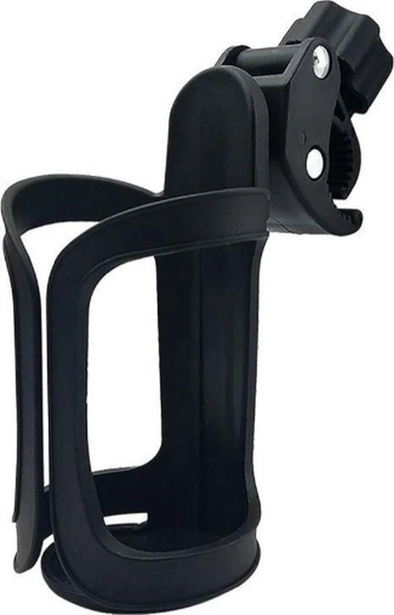 Merkloos Bekerhouder Kinderwagen -360 Graden Draaibaar - Flessenhouder - Fiets - Buggy - Step - Flessen En Beker Houder