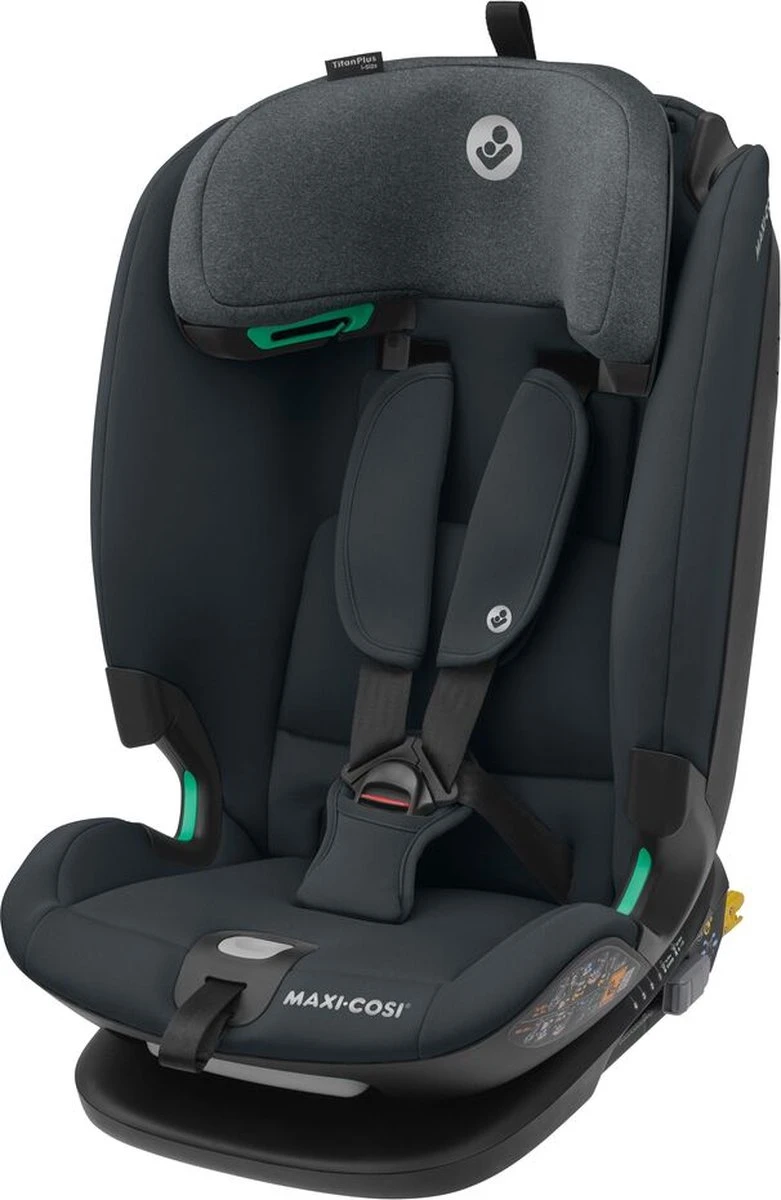Maxi-Cosi Titan Plus I-Size Autostoeltje - Authentic Graphite - Vanaf Ca. 15 Maanden Tot 12 Jaar