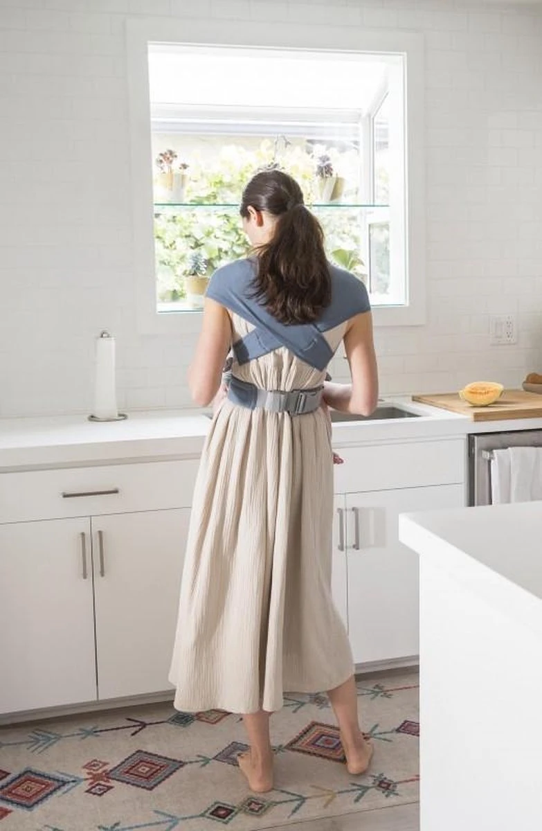 Ergobaby Embrace Draagzak Baby - Oxford Blue - Afbeelding 10