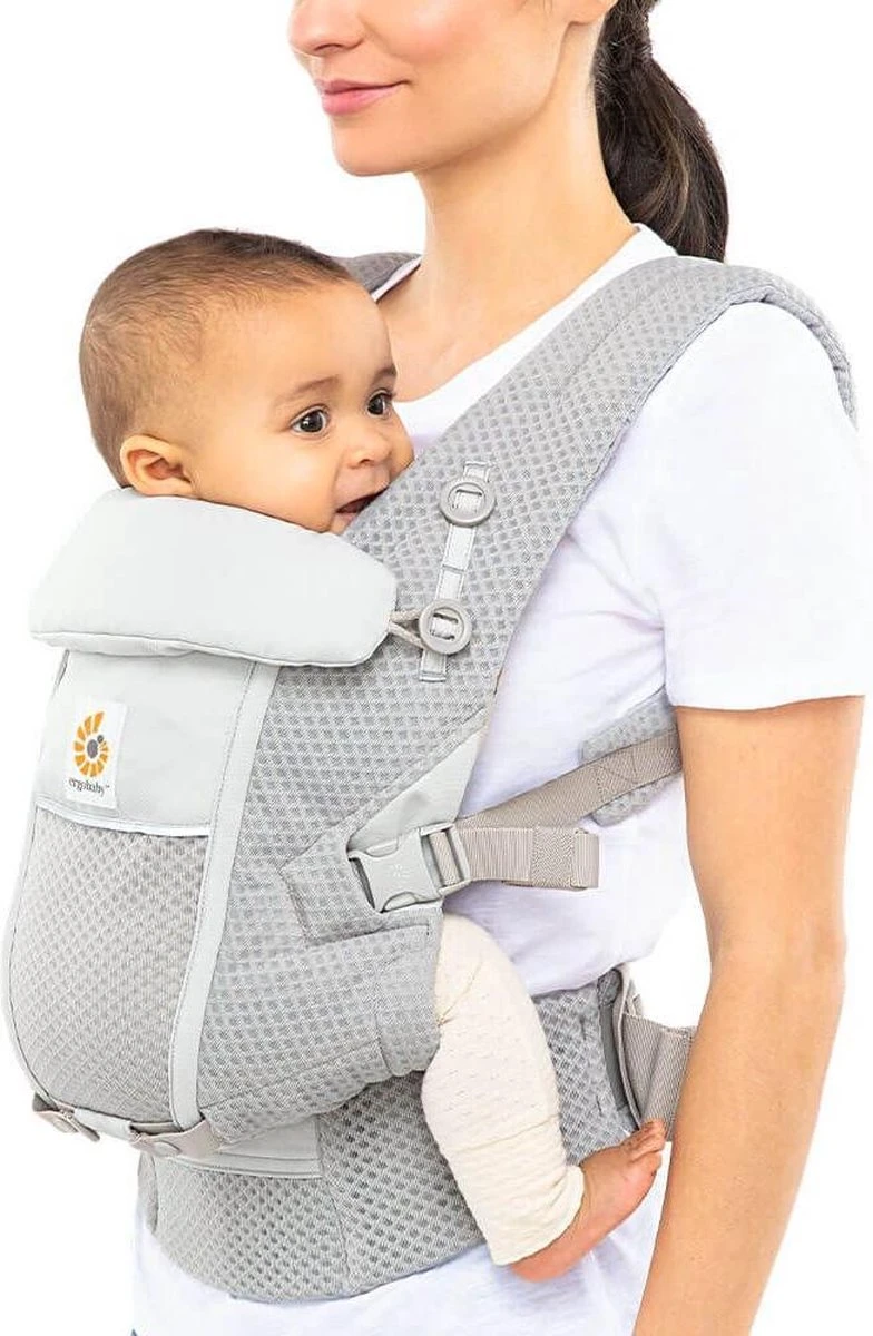 Ergobaby Draagzak Adapt Soft Flex Mesh Pearl Grey - Afbeelding 3