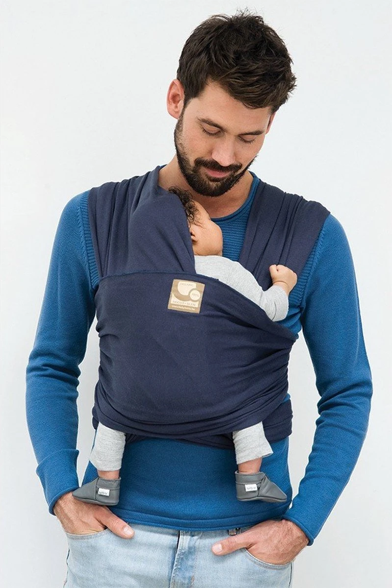 Babylonia Draagdoek - Tricot-Slen - Jeansblauw - Afbeelding 3