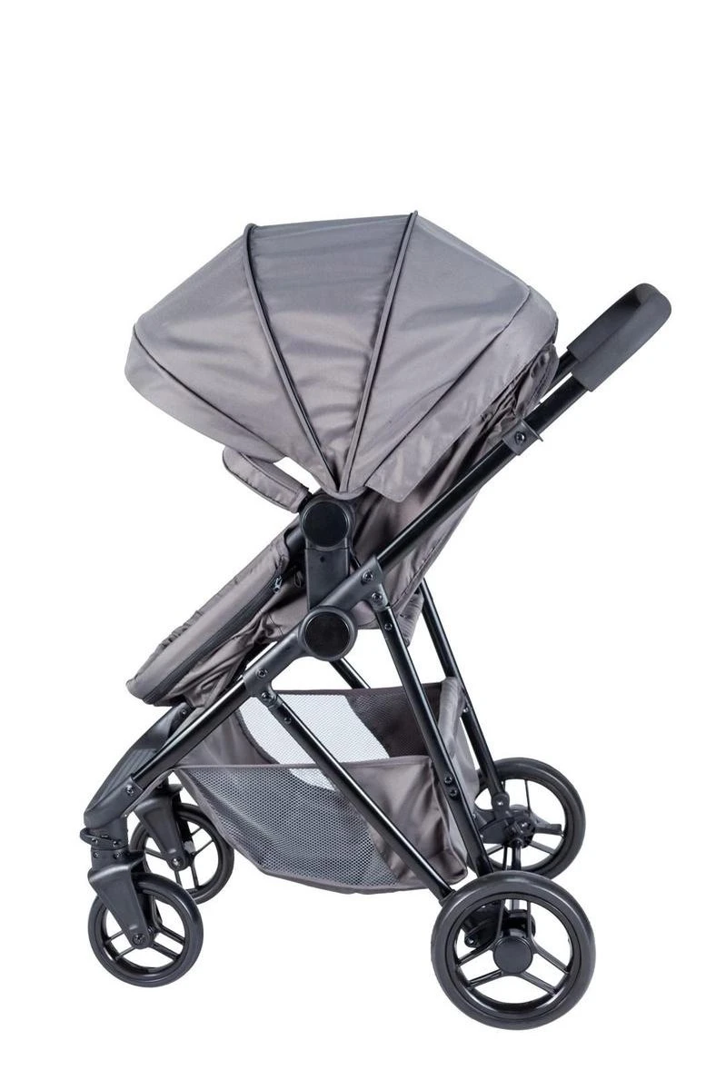 Bebies First Combi 3 In 1 Kinderwagen Optima- Grijs - Inc. Reiswieg, Zitting & Autostoel - Afbeelding 10