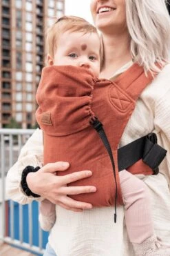 ByKay - Draagzak - Click Carrier Classic - Linnen Rusty Brown