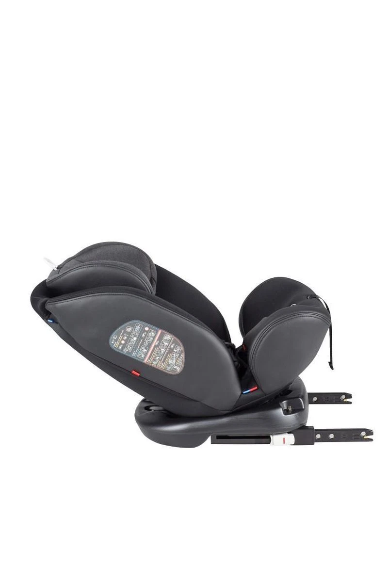 X Adventure Quickfix Meegroei Autostoel Groep 0/1/2/3 - 360 Graden Draaibaar - Grijs - Afbeelding 15