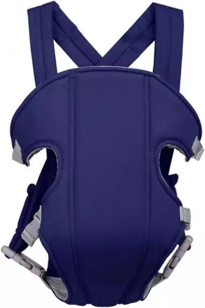 Baby Draagzak Blauw - Baby Carrier – Baby Drager Max. 15 Kg - 2 Tot 18 Maanden - Ergonomisch - Baby Draagdoek - Heupdrager - Steundrager Baby