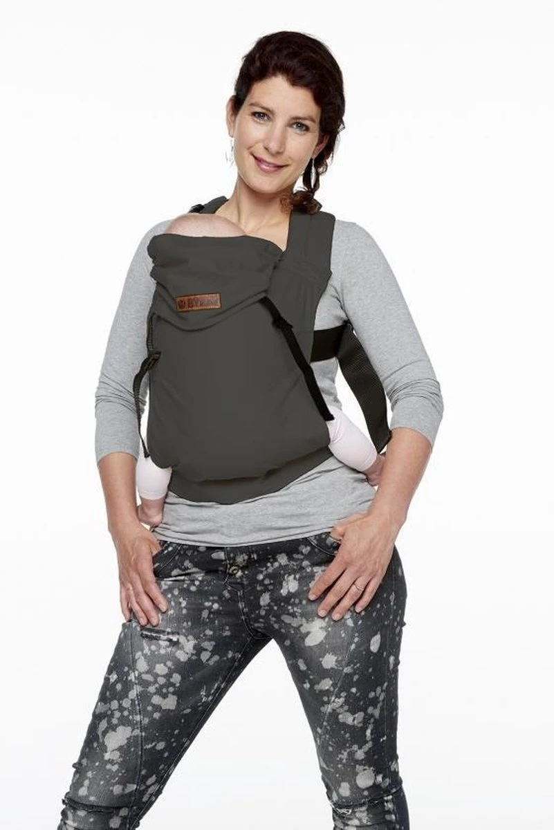ByKay - Babydrager - Click Carrier Classic - Steel Grey -size Toddler - Afbeelding 5
