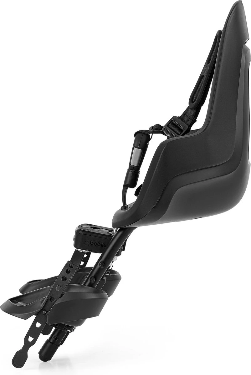 Bobike One Mini Fietsstoeltje Voor - Urban Black - Afbeelding 4
