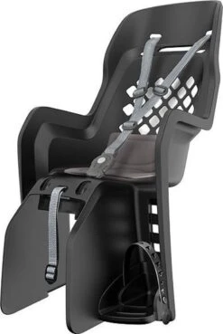 Polisport Joy Maxi CFS Fietsstoeltje Achter - Zwart/Grijs